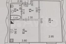 1-к. квартира, 36,3 м², 2/2 эт.