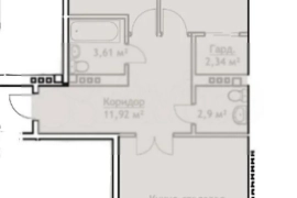2-к. квартира, 73 м², 2/3 эт.