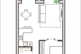 1-комн. квартира, 52 м², 4/5 эт.

