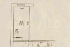 2-к. квартира, 43,8 м², 4/5 эт.