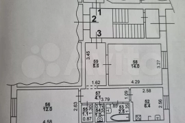 2-к. квартира, 46,7 м², 1/2 эт.