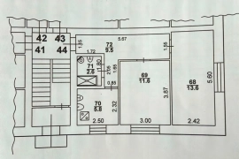 2-к. квартира, 43 м², 1/5 эт.