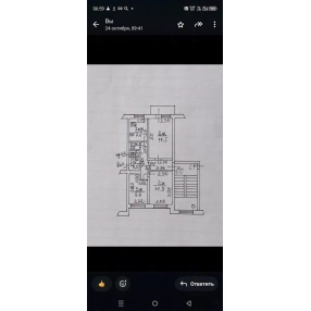 3-к. квартира, 60 м², 3/5 эт.
