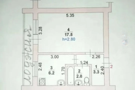 1-к. квартира, 29,8 м², 1/9 эт.