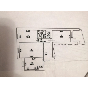 3-комн. квартира, 63,6 м²