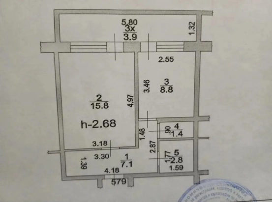 1-к. квартира, 35,9 м², 4/10 эт.